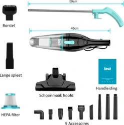 Aspirateur 3 En 1 - À Main - Nettoyeur De Matelas - Appareil Ménager - À Main - Multifonctionnel - Léger - 6 Accessoires De Vêtements Pour Bébé -Nettoyage Produits Boutique 1190x1200 8