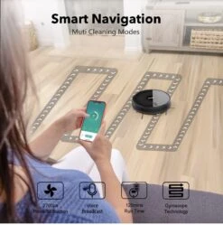 Aspirateur Robot Avec Navigation Intelligente - Élimination Automatique Des Déchets - Robot Laveur - Sans Fil - Avec Application - Poussière - Poils De Chien -Nettoyage Produits Boutique 1191x1200 7
