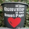 Seau - 12 Litres - Avec Texte : Le Meilleur Nettoyant Pour Vitres Est Papa - Nettoyant Pour Vitres - Papa - Couleur Rose - Cadeau - Lilysparkx