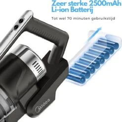 Aspirateur Balai Midea™ P7 - Aspirateur Sans Fil - Aspirateur Multi- Sans Sac - Puissance D'aspiration Très Forte 25kPa - Moteur Puissant 450W - Longue Durée De Fonctionnement - Filtre HEPA 14 Aspirateur Balai Midea™ P7 - Aspirateur Sans Fil - Aspirateur Multi- Sans Sac - Puissance D'aspiration Très Forte 25kPa - Moteur Puissant 450W - Longue Durée De Fonctionnement - Filtre HEPA -Nettoyage Produits Boutique 1194x1200 4