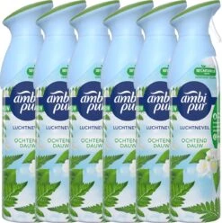 Ambi Pur Air Mist Morning Dew - Spray Désodorisant - Pack économique 6 X 300 Ml
