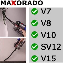Maxorado Aspirateur Aspirateur Buse Longue Buse D'aspiration Lance Pour Dyson V7 V8 V10 SV12 V15 Aspirateur Longue Buse Aspirateur Brosse Fixation -Nettoyage Produits Boutique 1197x1200 24