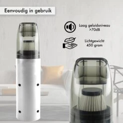 Aspirateur à Main Sans Fil BX Avec 3 Accessoires - Aspirateur à Main Sans Fil - Pour Saletés Humides Et Sèches - Rechargeable Par USB - Compact -Nettoyage Produits Boutique 1198x1200 20