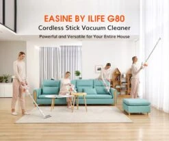 Aspirateur Balai ILife Aspirateurs-balais G80 - Aspirateur Balai Sans Fil - Aspirateurs Balais - Aspirateur Balai Sans Fil - Aspirateur Sans Sac - Aspirateur - Lampes LED Intégrées -Nettoyage Produits Boutique 1200x1001 2