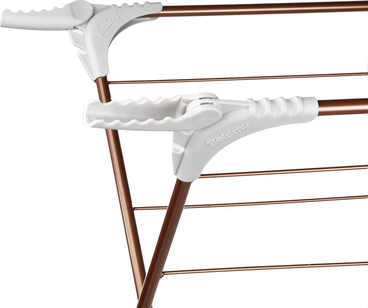 Beldray Handy Séchoir à Linge Elegant Glisten, Espace De Séchage De 15 Mètres, Or Rose, Ideal Pour Les Vêtements, Les Couvre-lits, Les Crochets Pliables Pratiques 9 Beldray Handy Séchoir à Linge Elegant Glisten, Espace De Séchage De 15 Mètres, Or Rose, Ideal Pour Les Vêtements, Les Couvre-lits, Les Crochets Pliables Pratiques – Image 7
