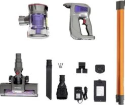 Hyundai - Aspirateur - Rainbow - Aspirateur Vertical Sans Fil - Moteur De Brosse De 120 Watts - Aspirateur En Acier - Rainbow - Sans Fil - Y Compris Buse Combinée - Suceur Plat - Petite Buse -Nettoyage Produits Boutique 1200x1011 3