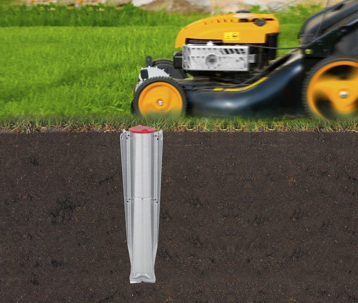 Brabantia Lift-o-Matic Séchoir Parapluie 40 Mètres Avec Ancre De Terre En Métal Et Housse De Protection, Sac Pour Pinces à Linge Et Pinces à Linge - Metallic Grey 12 Brabantia Lift-o-Matic Séchoir Parapluie 40 Mètres Avec Ancre De Terre En Métal Et Housse De Protection, Sac Pour Pinces à Linge Et Pinces à Linge - Metallic Grey – Image 10