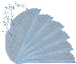 RUKHOOL Lot De 6 Chiffons De Nettoyage Pour Aspirateur Roborock S7 Series, Pièces De Rechange Pour Aspirateur Robot Roborock S7 Plus / S7+ / S7 Max, Kit De Nettoyage De Rechange Pour Xiaomi Roborock S7