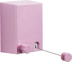 XYZ Goods - Corde à Linge Extensible - Robuste - Acier Inoxydable - Corde à Linge - Fil De Corde à Linge - Pour L'intérieur Et L'extérieur - Corde à Linge à Rouleaux - Rétractable - Camping - Outil Pratique - Rose