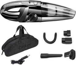 Aspirateur à Main Sans Fil Avec 5 Accessoires - Aspirateur à Main - Aspirateur De Voiture - Rechargeable Par USB - Zwart -Nettoyage Produits Boutique 1200x1029 2