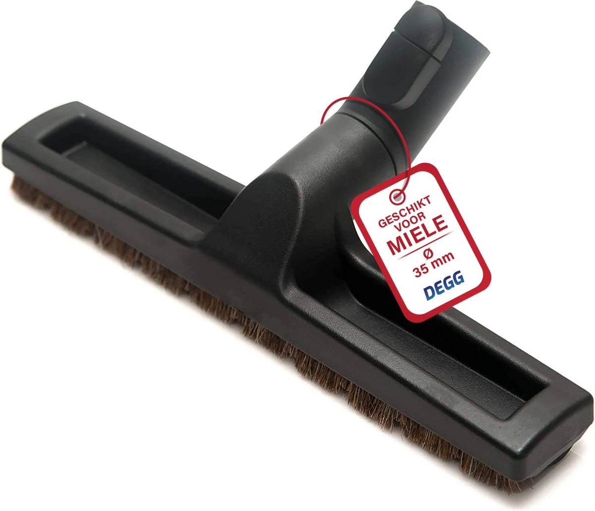 DEGG - Brosse Parquet / Buse D'aspiration - Convient Pour Miele - 35MM - Cheveux Naturels - Avec Clic Miele - Pièces D'aspirateur - Qualité Premium 3 DEGG - Brosse Parquet / Buse D'aspiration - Convient Pour Miele - 35MM - Cheveux Naturels - Avec Clic Miele - Pièces D'aspirateur - Qualité Premium