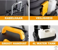 Happyment® Machine à Nettoyer Les Tapis - Nettoyant Canapé - Voiture - Aspirateur - Nettoyant Meubles - 30L - Zwart -Nettoyage Produits Boutique 1200x1033 4