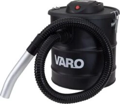 Aspirateur à Cendres Varo 1200W 20 Litres - Cheminée - Barbecue - Aspire Les Cendres Jusqu'à 40 Degrés