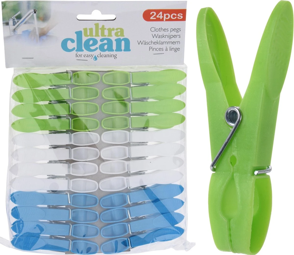 72x Épingles à Linge Vert / Bleu / Blanc En Plastique 7,5 Cm - Entretien Ménager - Faire La Lessive - Suspendre Le Linge - Pinces à Linge / Épingles à Linge à Linge / Pinces En Plastique 3 72x Épingles à Linge Vert / Bleu / Blanc En Plastique 7,5 Cm - Entretien Ménager - Faire La Lessive - Suspendre Le Linge - Pinces à Linge / Épingles à Linge à Linge / Pinces En Plastique