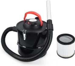 Aspirateur à Cendres Puissant Navaris Avec Filtre - Aspirateur à Cendres 800W Avec Réservoir De 10 Litres - Aspirateur Pour Cheminée, Barbecue Et Cheminée