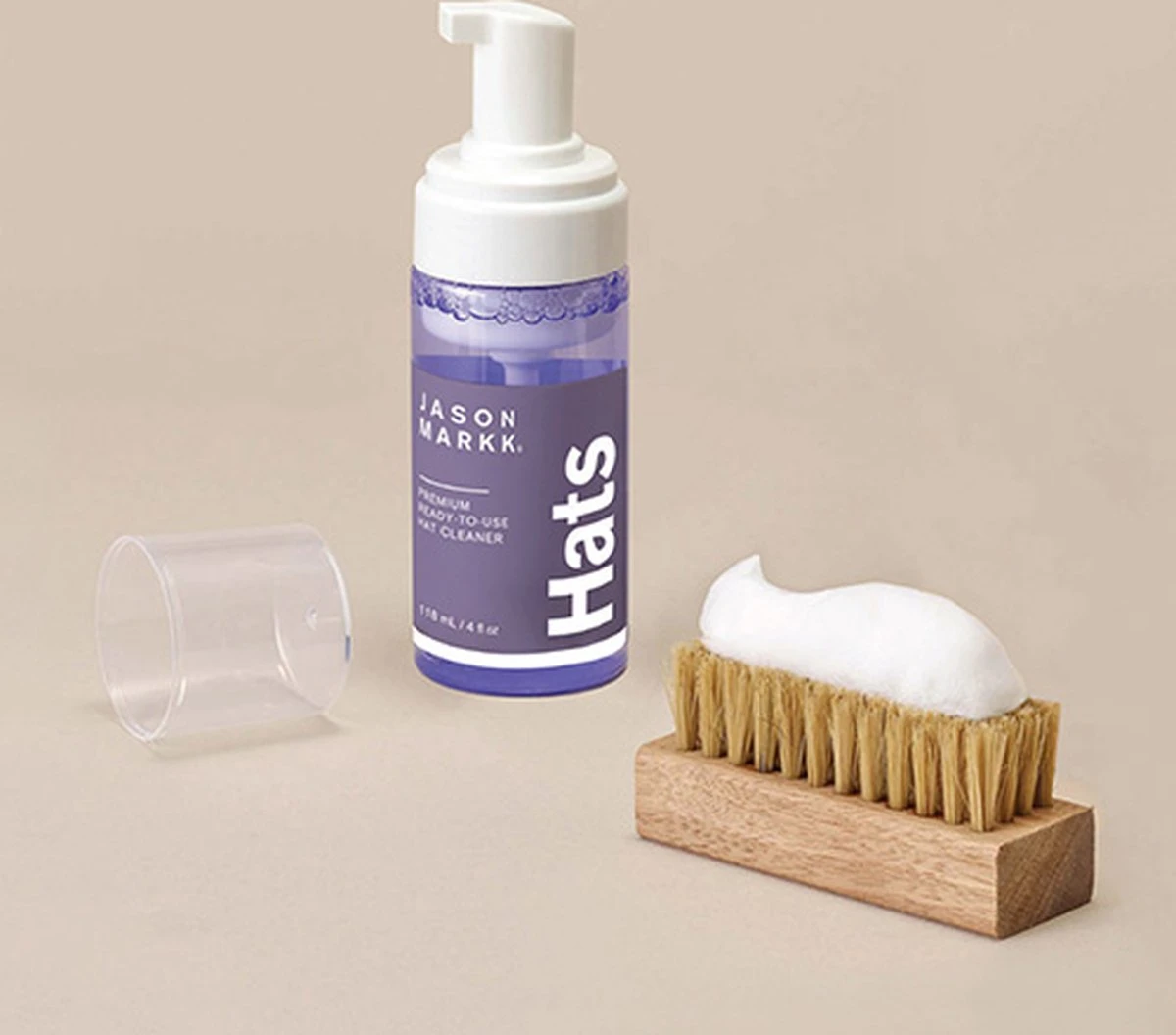 Jason Markk Hat Care Kit, Set De Nettoyage Pour Casquettes, Casquettes Et Chapeaux, Kit De Nettoyage Avec Mousse De Nettoyage Et Brosse 4 Jason Markk Hat Care Kit, Set De Nettoyage Pour Casquettes, Casquettes Et Chapeaux, Kit De Nettoyage Avec Mousse De Nettoyage Et Brosse – Image 2