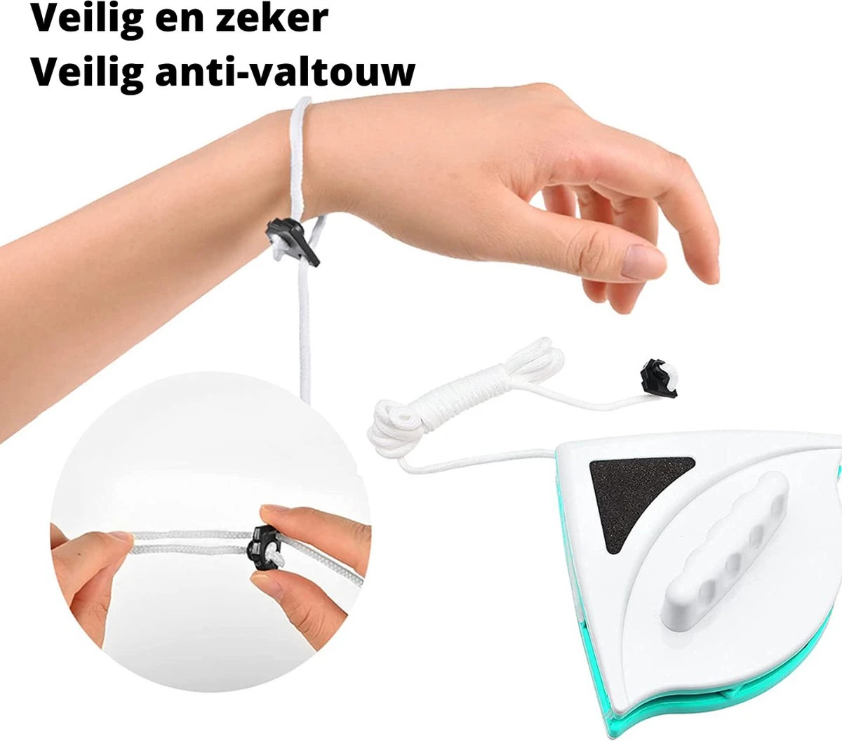 Essuie-glace Double Face 05-12 Mm - Nettoyant Pour Vitres - Brosse Magnétique - Chamois De Lessive De Glas - Outils 7 Essuie-glace Double Face 05-12 Mm - Nettoyant Pour Vitres - Brosse Magnétique - Chamois De Lessive De Glas - Outils – Image 5