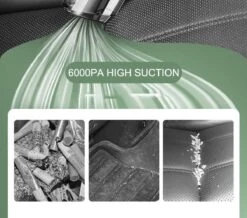 Aspirateur à Main Sans Fil Pour Voiture, Maison Et Jardin - Saleté Humide Et Sèche - Avec 2 Accessoires - 6000PA 120W -Nettoyage Produits Boutique 1200x1058 1