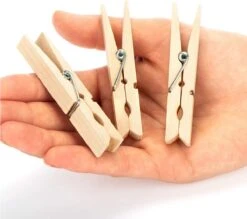 300x Pinces à Linge En Bois - Pinces à Linge En Bois Durables En Bois De Bouleau - Pinces à Linge En Bois Non Traité Pour Suspendre Les Vêtements Et L'artisanat (300 Pièces - Bois De Bouleau) -Nettoyage Produits Boutique 1200x1062