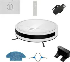 Xd Xtreme - Aspirateur Robot - Wifi - Station De Charge - Blanc - Avec Mini Aspirateur Robot Gratuit - Avec Application Et Télécommande - Anti-collision - Maison Intelligente -Nettoyage Produits Boutique 1200x1062 3