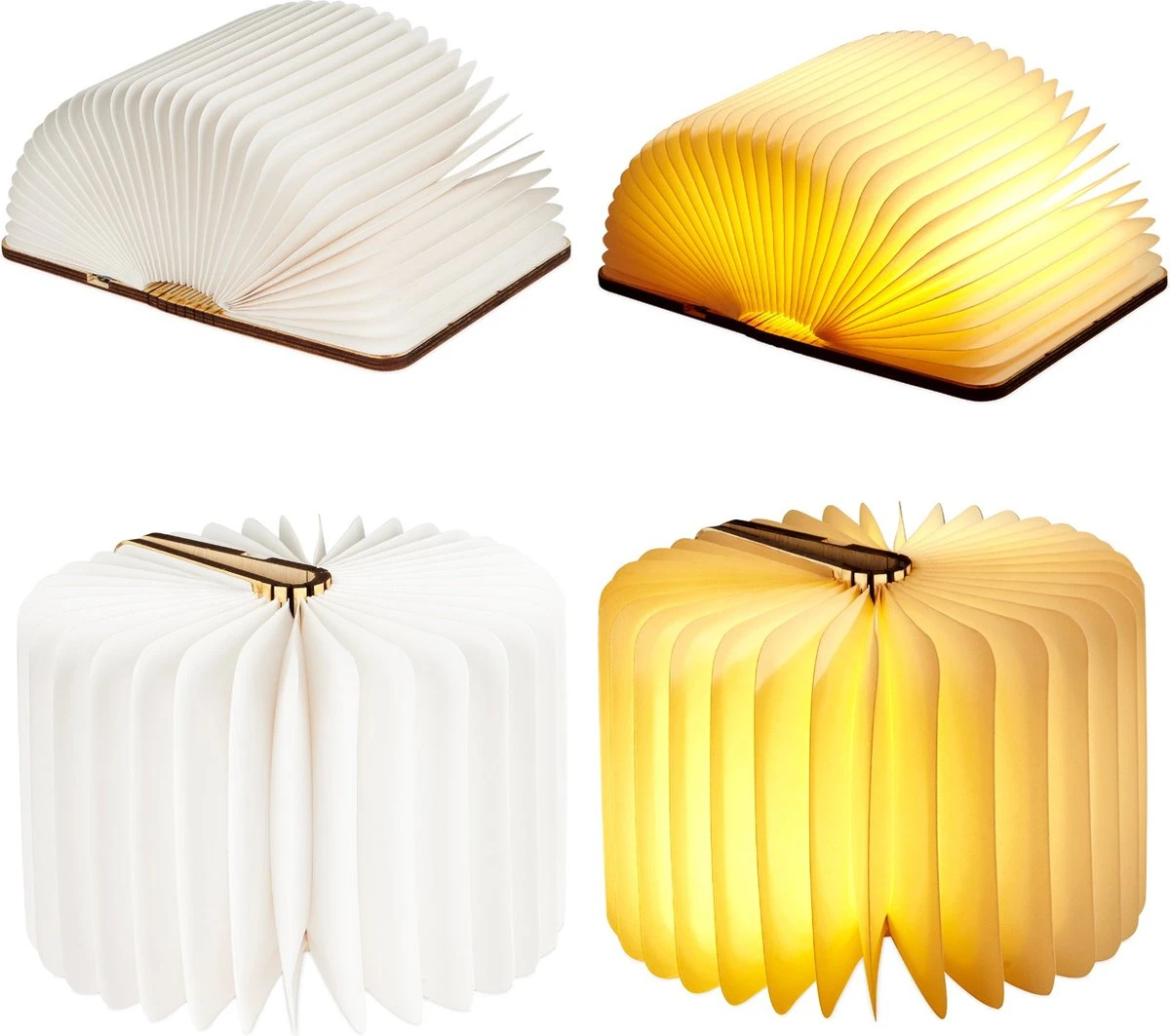 LIVAIA Lampe De Lecture Pliable à LED Avec Lumière LED Douce Et Couverture De Livre Magnétique - Avec Cordon De Charge - 12 X 9 X 2,5 Cm - Bois - Marron Foncé 4 LIVAIA Lampe De Lecture Pliable à LED Avec Lumière LED Douce Et Couverture De Livre Magnétique - Avec Cordon De Charge - 12 X 9 X 2,5 Cm - Bois - Marron Foncé – Image 2