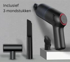 Aspirateur à Main à Forte Aspiration - Aspirateur Sans Fil - Aspirateur à Main - Aspirateur De Voiture - Avec 3 Buses - Noir -Nettoyage Produits Boutique 1200x1064 1