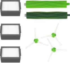 Pièces Détachées Kwmobile Compatibles Avec IRobot - Set De 8 - Convient Pour Roomba E5, I7 Et I7+ Avec 3 Filtres, 3 Brosses Latérales Et 2 Brosses Principales -Nettoyage Produits Boutique 1200x1070 4