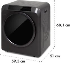Sèche-linge Klarstein EZ Dry Sèche-linge à Air Extrait 1500W - Chargement Frontal - Capacité De Lavage 6 Kg - 3 Réglages De Chaleur - 6 Programmes -Nettoyage Produits Boutique 1200x1076