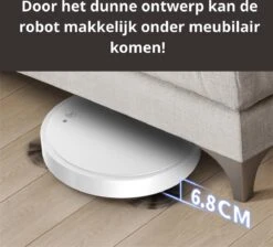 Robot Aspirateur Avec Stérilisation Lampe UV - Serpillière Humide À Droog - Désinfection Smart - Balayeuse - Nettoyage De Tapis - Zwart / Wit -Nettoyage Produits Boutique 1200x1087 3