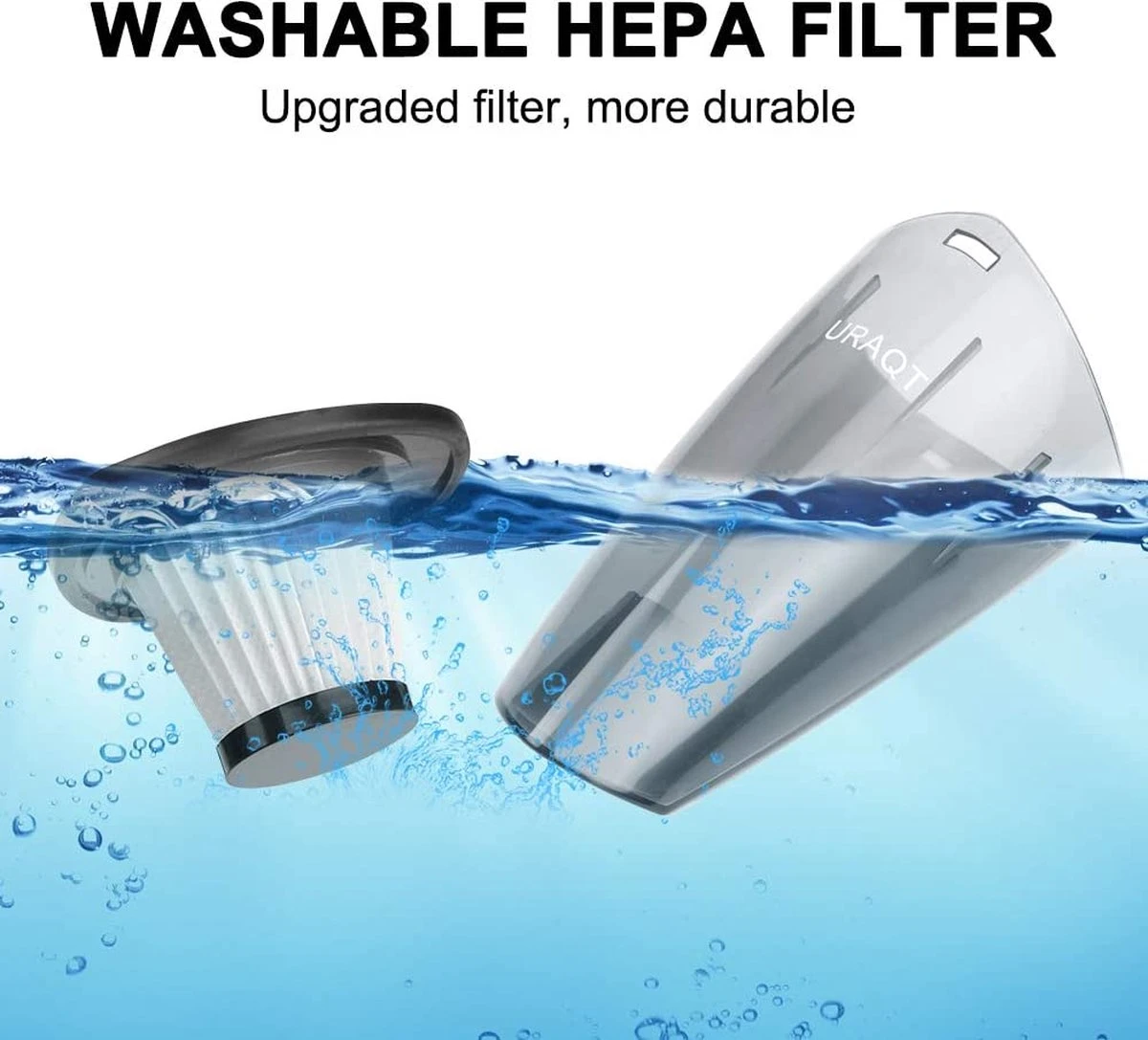 TrueForYou - Aspirateur à Main Sans Fil Avec Forte Aspiration 120 W, Aspirateur De Voiture Portable Rechargeable, Aspirateur Léger Pour La Maison, Le Bureau, La Voiture Et Les Animaux Domestiques 8 TrueForYou - Aspirateur à Main Sans Fil Avec Forte Aspiration 120 W, Aspirateur De Voiture Portable Rechargeable, Aspirateur Léger Pour La Maison, Le Bureau, La Voiture Et Les Animaux Domestiques – Image 6