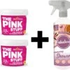The Pink Stuff 2x 500 Gr + 1x Fabulosa Shimmering Shower - Fabulosa Passion Fruit - Nettoyant Tout Usage - Agent De Nettoyage - Comprend Un échantillon Gratuit - Végétalien