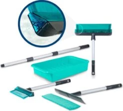 Essuie-glace Genius Deluxe - 9 Pièces - Manche Télescopique - Beaucoup D' Accessoires De Vêtements Pour Bébé