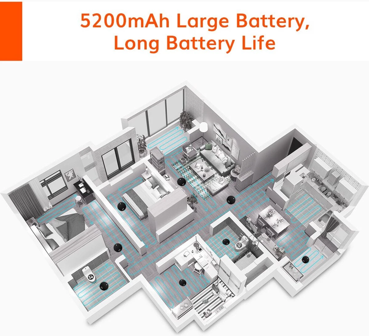 Aspirateur Robot Ilife - Avec Navigation Intelligente - Incl. Station De Charge - Aspirateur Sans Sac - Avec Fonction De Nettoyage - Aspirateur Robot - Zwart - Incl. Application 8 Aspirateur Robot Ilife - Avec Navigation Intelligente - Incl. Station De Charge - Aspirateur Sans Sac - Avec Fonction De Nettoyage - Aspirateur Robot - Zwart - Incl. Application – Image 6