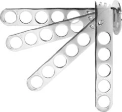 Crochet Mural Avec 5 Trous D' Argent - Mur Etendoir - Gain De Place - Vêtements> Organisateur - Wasrek Pliable - Placard Organisateur - Etendoir Suspendu - Cintres - Crochet Mur -Nettoyage Produits Boutique 1200x1099