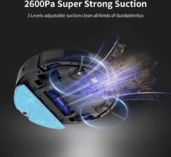 Aspirateur Robot-Sysperl V41P V3 Robot Aspirateur Intégré Humide Et Droog Pour Aspirateur Domestique Vadrouille Humide Automatique 2600Pa App Mur Virtuel -Nettoyage Produits Boutique 1200x1102 3