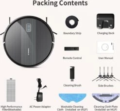 Aspirateur Robot-Sysperl V41P V3 Robot Aspirateur Intégré Humide Et Droog Pour Aspirateur Domestique Vadrouille Humide Automatique 2600Pa App Mur Virtuel