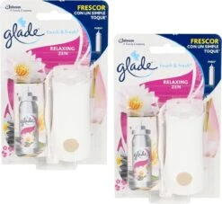 Glade® Glade Touch & Fresh Relaxant Zen Avec Support Relaxant Zen - 2 X 10 Ml