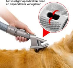 Somstyle Attachment Hairbrush Animaux Domestiques Geschikt Voor Dyson V7 / V8 / V10 / V11 - Brosse Tondeuse Pour Chiens Et Chats -Nettoyage Produits Boutique 1200x1106 1