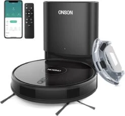 Aspirateur Robot Avec Navigation Intelligente - Élimination Automatique Des Déchets - Robot Laveur - Sans Fil - Avec Application - Poussière - Poils De Chien