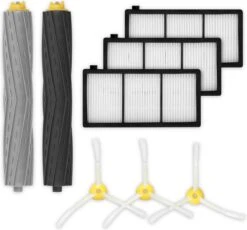 900 De Pièces De Rechange Pour Aspirateur Robot - Compatible Avec Roomba 800/900 Série 8 - 3 Filtres, 3 Brosses Et 2 Extracteurs - Compatible Avec IRobot -Nettoyage Produits Boutique 1200x1118 2