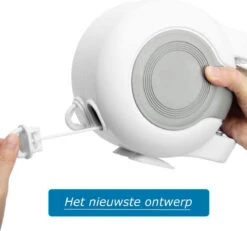 Corde à Linge Extensible Proud Essentials - Fil De Corde à Linge Pour L'intérieur Et L'extérieur - 26 Mètres - Corde à Linge - Wasrek Alternatief