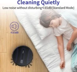 Aspirateur Robot Sysperl® V40P V3 - Aspirateur Robot Electrique - Aspirateur Robot Avec Station De Recharge - Fonction Lavage - Aspirateur Robot Avec Télécommande - 2600PA - Zwart -Nettoyage Produits Boutique 1200x1120 6