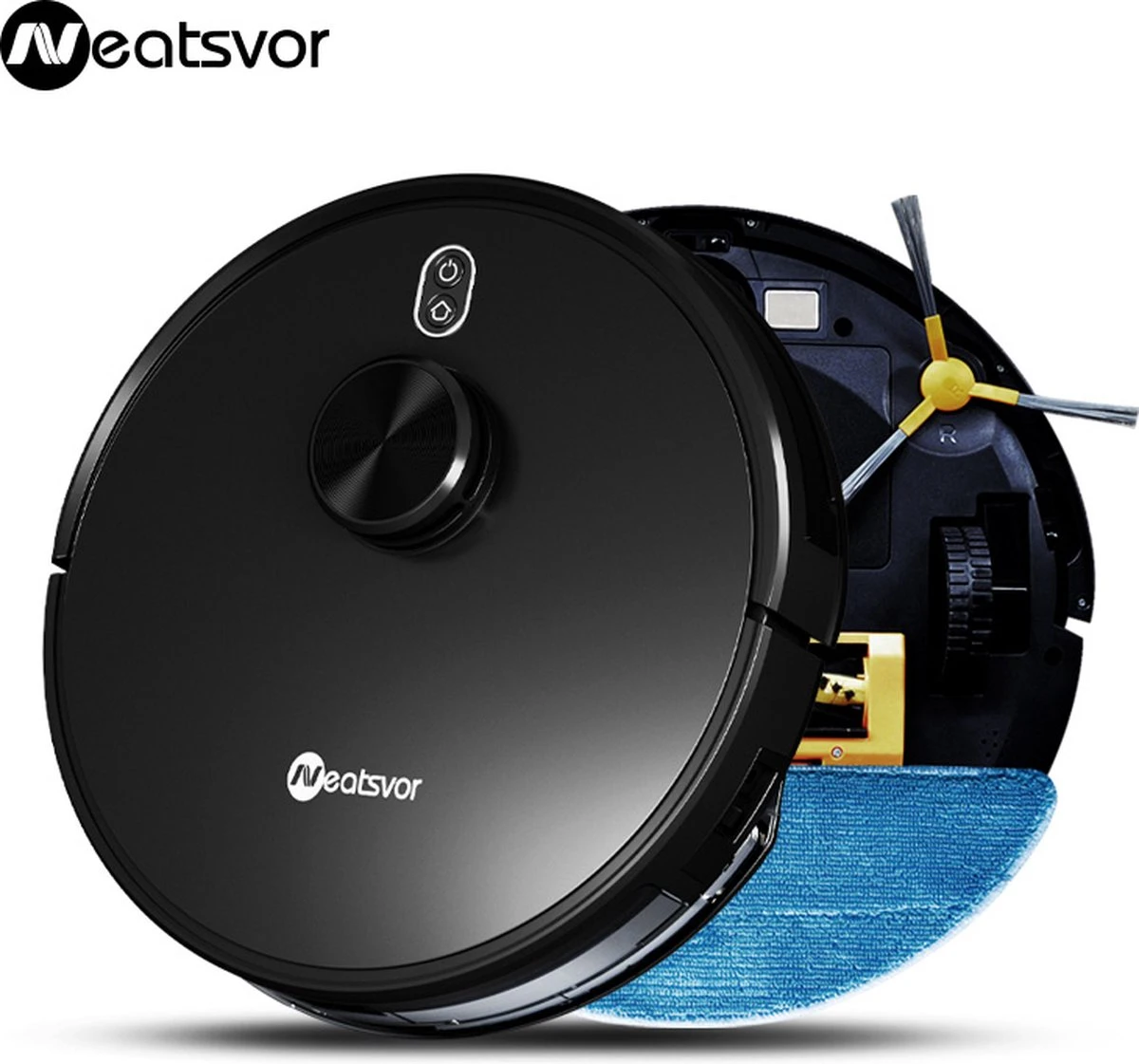 Aspirateur Robot Neatsvor X600 - Haute Qualité - Zwart - Aspirateur - Avec Fonction De Nettoyage - Comprend Une Application - Convient à Tous Les Types De Sols 17 Aspirateur Robot Neatsvor X600 - Haute Qualité - Zwart - Aspirateur - Avec Fonction De Nettoyage - Comprend Une Application - Convient à Tous Les Types De Sols – Image 15