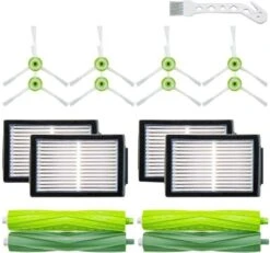 WiseGoods - Brosse Latérale - Filtre - Brosse - Convient Pour Irobot Roomba I7 I7 Plus E5 E6 Et E7 - Kit De Remplacement - Kit D'entretien