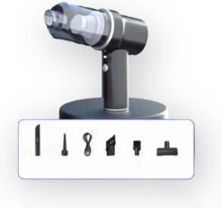 Vitasy - Aspirateur à Main - Aspirateur à Main - Sans Fil - Aspirateur Humide Et Droog - Air Duster - Aspirateur Domestique / Automobile - Accessoires Inclus - Aspiration Puissante - Zwart