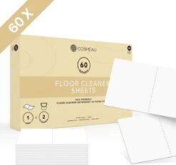 Feuilles Nettoyantes Pour Sols Cosmeau 60 Lavages Feuilles De Lavage Feuilles Détergentes Bandes De Sol Eco - Cosmo Cosmea Kosmo