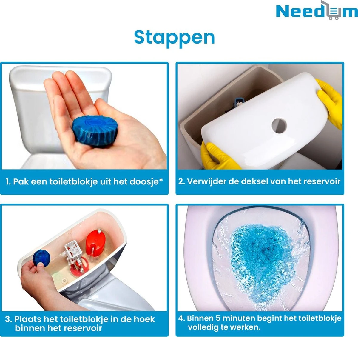 Needum Pastilles Pour Toilettes - Pastilles WC - Pastilles WC Pour Réservoirs De Chasse Encastrés Pastilles WC Dans Un Emballage Avantageux Convient Aux Supports WC Geberit 30 Pcs Bleu Lavande 9 Needum Pastilles Pour Toilettes - Pastilles WC - Pastilles WC Pour Réservoirs De Chasse Encastrés Pastilles WC Dans Un Emballage Avantageux Convient Aux Supports WC Geberit 30 Pcs Bleu Lavande – Image 7