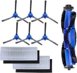 Set De Pièces De Rechange Pour Eufy By Anker Robovac 11S/30/30C/12/35C - Filtre HEPA / Brosse / Brosse Set - 9 Pièces