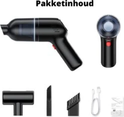 Aspirateur De Voiture Currero - Aspirateur De Voiture Sans Fil - Portable - Sans Fil Portable - Best Vendeur Portable - Zwart -Nettoyage Produits Boutique 1200x1137 3