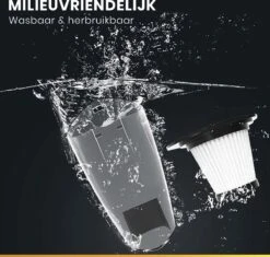 Aspirateur à Main Sans Fil Avec 5 Accessoires - Aspirateur à Main - Aspirateur De Voiture - Rechargeable Par USB - Zwart -Nettoyage Produits Boutique 1200x1140 2